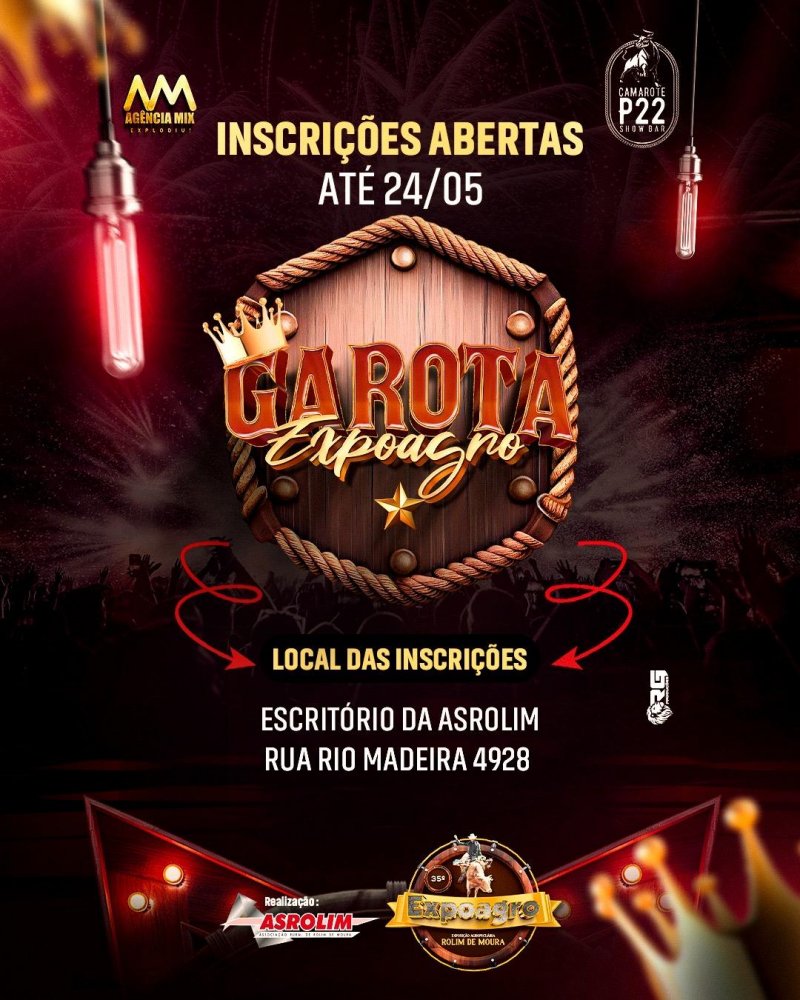 Asrolim abre inscrições para o concurso Garota Expoagro 2024