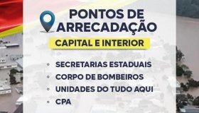 Bombeiros de Rolim de Moura estão recebendo doações para vítimas das chuvas...