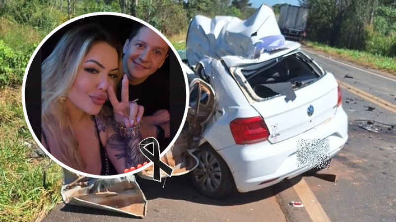 Foto 4 da matéria: Cantora Ana Paula é a vítima que morreu em acidente na BR-364