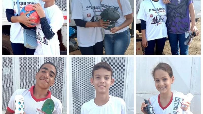 Foto 6 da matéria: Colégio Tiradentes de Rolim de Moura realiza 2ºPasseio Ciclístico