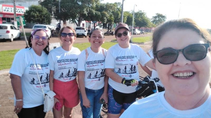 Foto 4 da matéria: Colégio Tiradentes de Rolim de Moura realiza 2ºPasseio Ciclístico