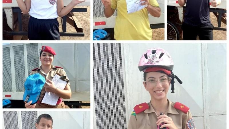 Foto 9 da matéria: Colégio Tiradentes de Rolim de Moura realiza 2ºPasseio Ciclístico