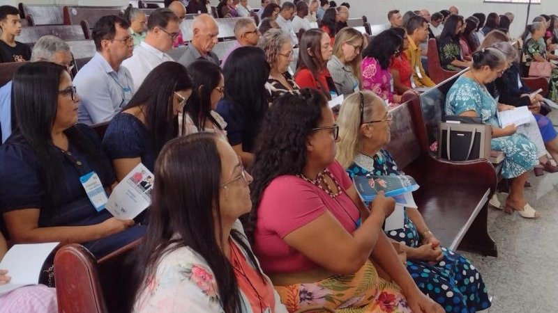 Foto 2 da matéria: CORAL HARMONIA CELESTE REALIZA PRIMEIRO SEMINÁRIO PARA CORALISTAS