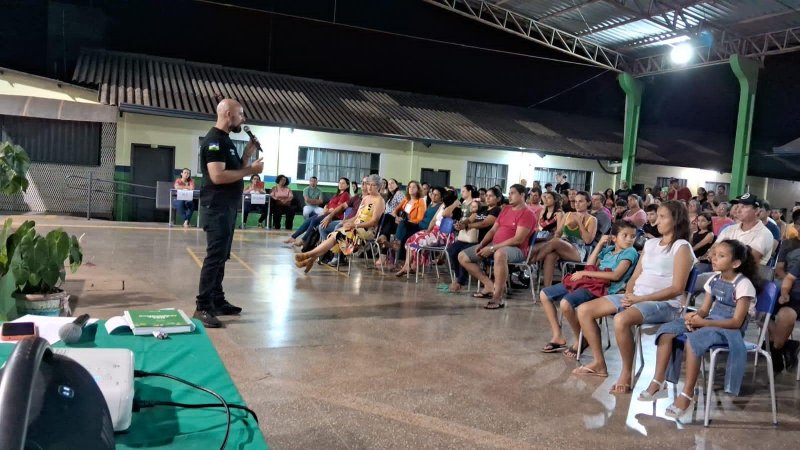 Investigadores da (DEAM) de Rolim de Moura promovem palestra sobre Bullying, Cyberbullying e Preservação do Patrimônio na Escola Nilson Silva