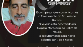 Nota de Pesar pelo falecimento de Joelson Ramos