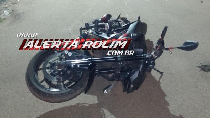 Foto 1 da matéria: Tragédia na madrugada: Acidente de motocicleta em Rolim de Moura deixa uma vítima fatal e outra em estado grave