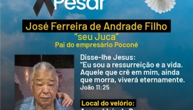 Nota de pesar pela morte de José Ferreira Andrade Filho,