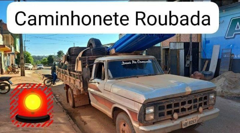 Caminhonete F4000 é furtada em Alto Alegre dos Parecis