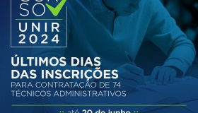 Concurso UNIR 2024: Últimos dias das inscrições para contratação de 74...