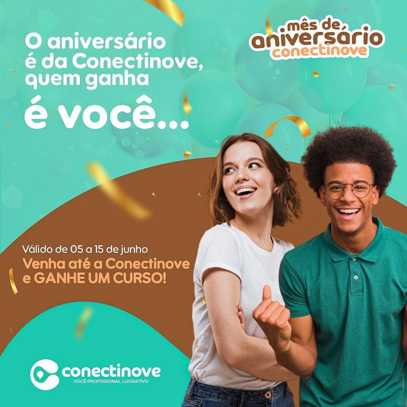GANHE UM CURSO: Conectinove Celebra 18 Anos de história e Oferece Promoção Imperdível