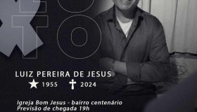 Nota de falecimento: LUIZ PEREIRA DE JESUS