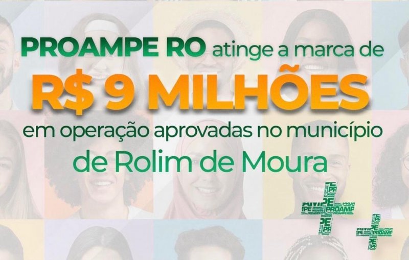 PROAMPE já injetou R$ 9 milhões em microcrédito para empresas de Rolim de Moura
