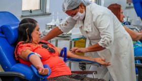 Ação itinerante de coleta de sangue acontece no município de São Miguel do...