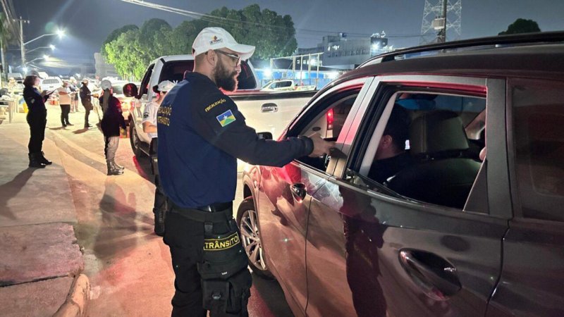 Ações de combate à direção perigosa são intensificadas pelo Detran-RO