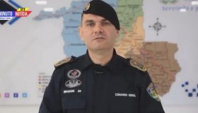 Cel PM Braguin divulga vídeo confirmando operações de captura do assassino...