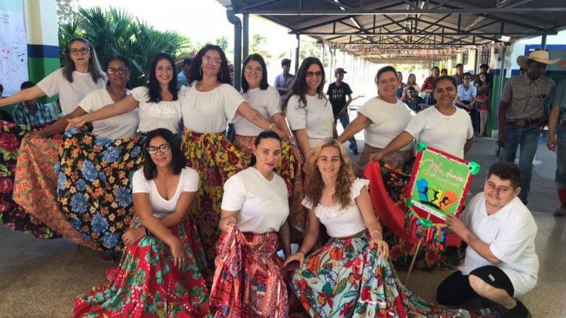 Foto 3 da matéria: Grupo de Dança do CAPS Rolim de Moura participa de evento em Castanheiras