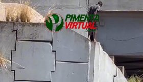 Rapaz que derrubou bombeiro de viaduto é preso na Delegacia, após chegar lá...