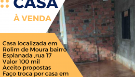 Rolim de Moura - Casa a venda
