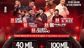 Último dia da 35ª Expoagro terá entrada gratuita com shows de PPA e Phelipe...