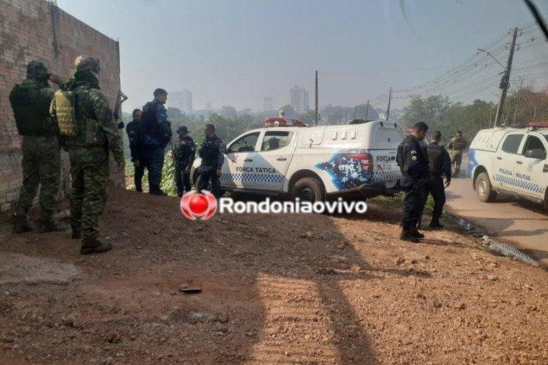 Bandidos trocam tiros com policiais durante operação Audácia 3, em Rondônia