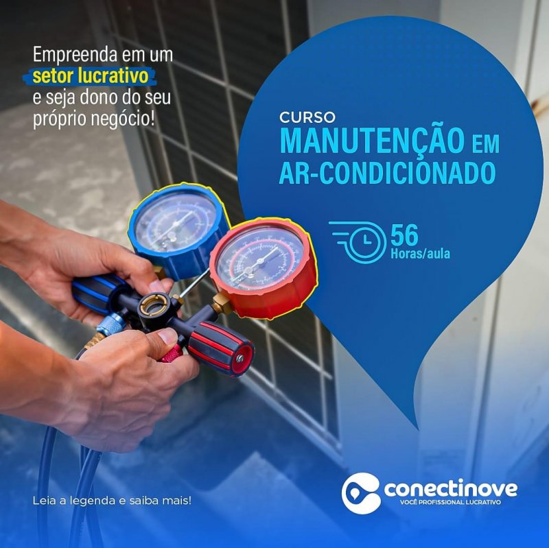 Conectinove está com vagas abertas para o treinamento em Manutenção de Ar-Condicionado