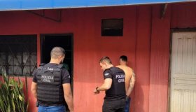 Polícia Civil prende homem que agrediu violentamente a esposa, em Vilhena;...