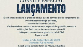 Escritora Eduarda Galvão lança seu primeiro livro “Um Novo Fôlego de...