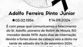 Nota de falecimento: Adolfo Ferreira Pinto Júnior