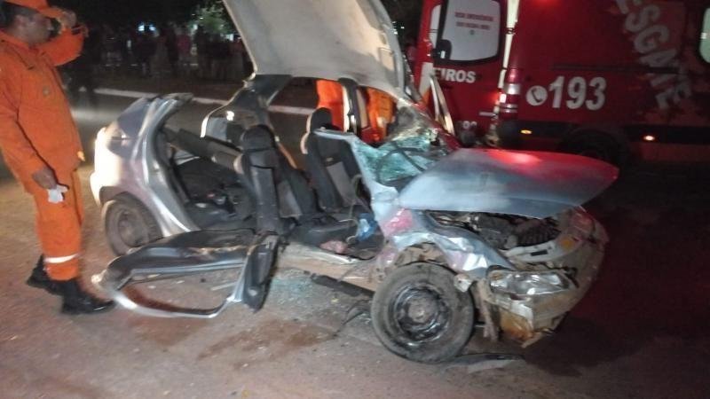 Foto 5 da matéria: Passageira de carro atingido por Hilux, com motorista embriagado, em Rolim de Moura tem morte cerebral