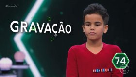 Pequeno Gênio rondoniense participa da segunda fase do Programa ‘Domingão...