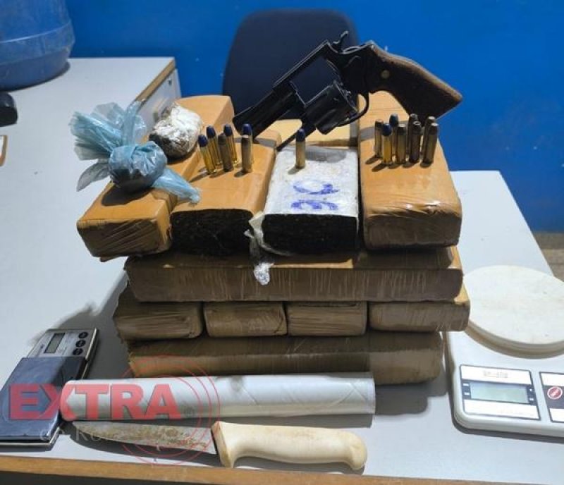 PM apreende drogas e arma de fogo em operação na área rural de Vilhena