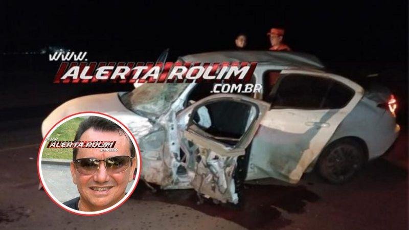 Policial Penal de Rolim de Moura, vítima de grave acidente na RO 010, tem morte cerebral