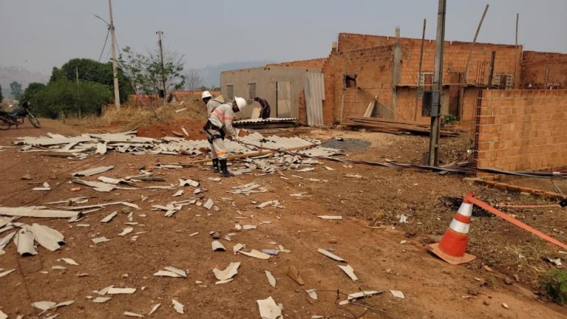 Vendaval destrói residências e destelha comércios em Governador Jorge Teixeira, RO