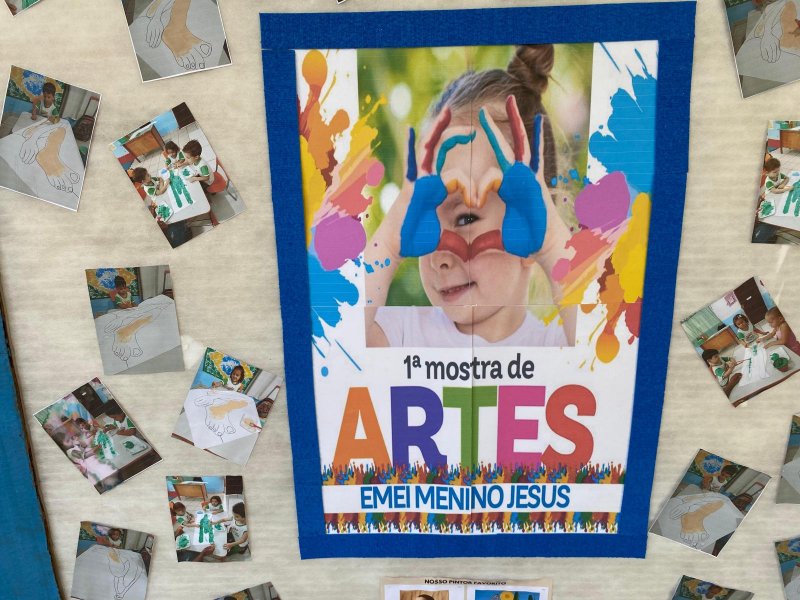 EMEI Menino Jesus promove primeira mostra de Artes do Projeto Belas Artes, em Rolim de Moura