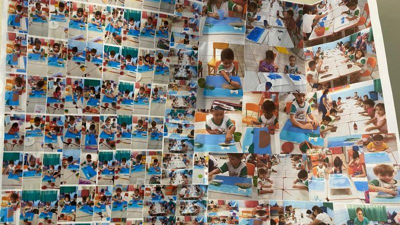 Foto 4 da matéria: EMEI Menino Jesus promove primeira mostra de Artes do Projeto Belas Artes, em Rolim de Moura