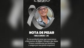 Nota de pesar do prefeito Aldo Julio pelo falecimento de Edenir Carneiro, primo...