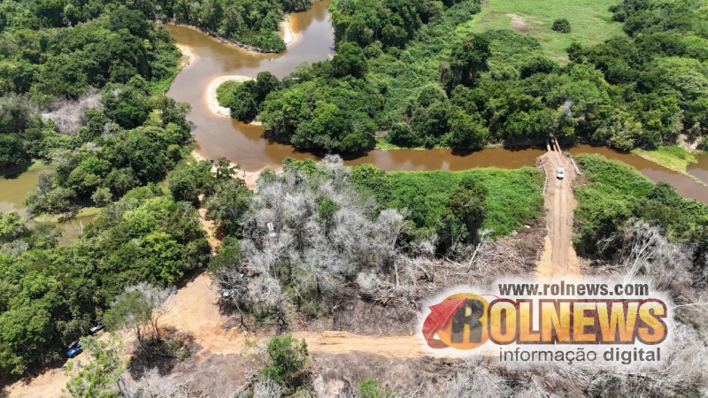 Foto 3 da matéria: Prefeitura de Alta Floresta é multada e tem obra embargada pela SEDAM por suposta falta de licenciamento ambiental em Porto Rolim