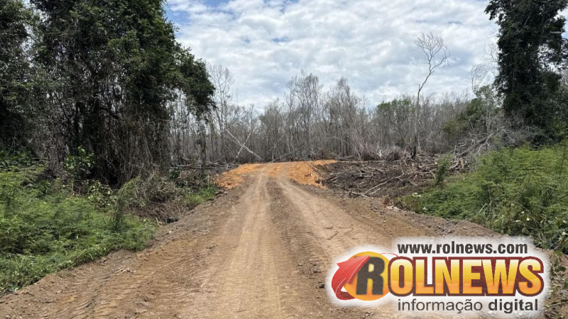 Foto 2 da matéria: Prefeitura de Alta Floresta é multada e tem obra embargada pela SEDAM por suposta falta de licenciamento ambiental em Porto Rolim