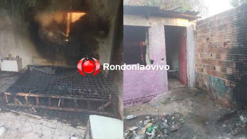 Acusado de tocar fogo em residência com vizinho dentro é preso pela PM, em Porto Velho