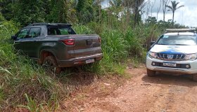 Camionete Fiat Toro roubada em Nova Brasilândia é recuperada pela PM em Rolim...