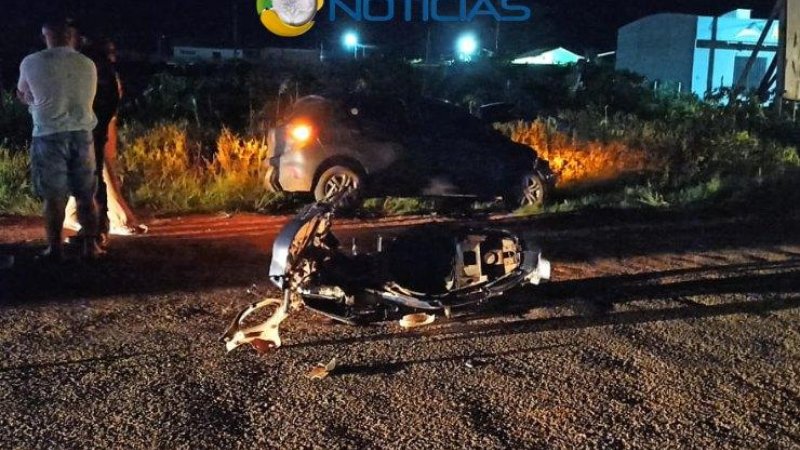 Foto 2 da matéria: Colisão frontal deixa uma vítima fatal na linha P-50 em Alta Floresta do Oeste