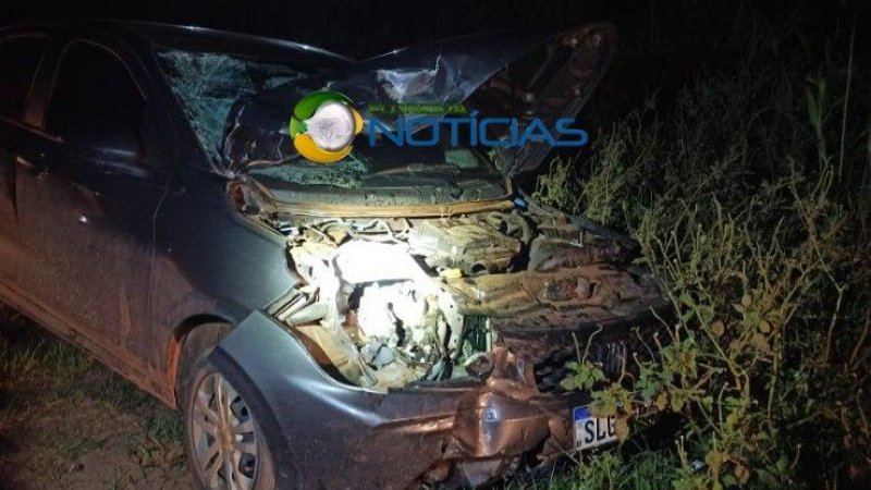Foto 1 da matéria: Colisão frontal deixa uma vítima fatal na linha P-50 em Alta Floresta do Oeste