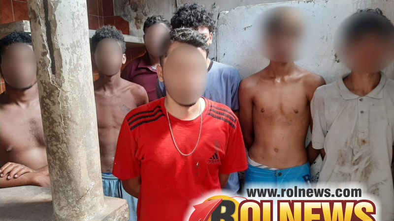 Foto 1 da matéria: Criminosos são presos enquanto comemoravam roubo em Santa Luzia D´Oeste
