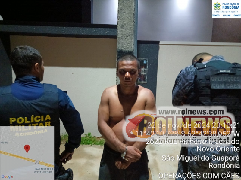 Homem acusado de matar mulher e crianças em São Francisco do Guaporé, é preso pela PM