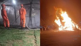Homem furta cabos elétricos e ainda incendeia monumento cultural ‘Oca...