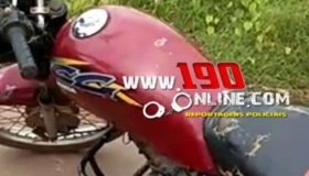 Motocicleta com chassi raspado é apreendida após direção perigosa em Alta...