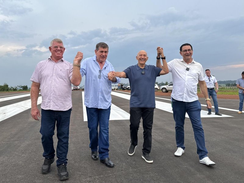 Prefeito Aldo Júlio celebra investimentos de mais de R$ 21 milhões em Rolim de Moura com visita do senador Confúcio Moura