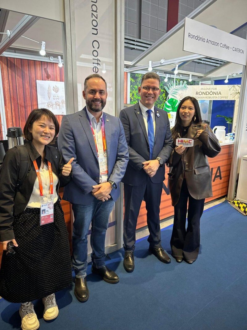 Rondônia apresenta café robusta amazônico em feira internacional na China