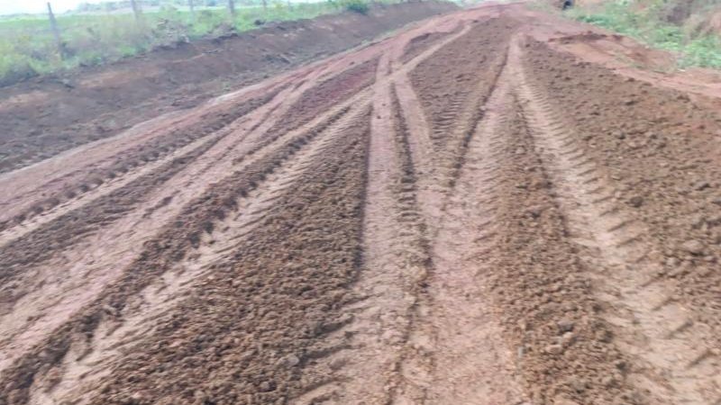 Foto 1 da matéria: SEMOSP realiza manutenção e melhorias na linha 200, 176 e 180 norte, em Rolim de Moura