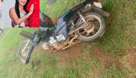 Servidora pública morre em acidente entre carro e moto no centro de Cerejeiras